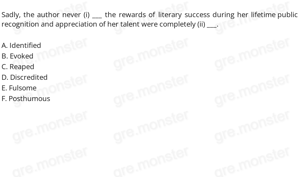 Harper Lee cannot be called (i) ___ writer as she has published only one major work; however, her writing in that novel is so (ii) ___, so sharply perceptive, that it has earned her enduring popularity.
