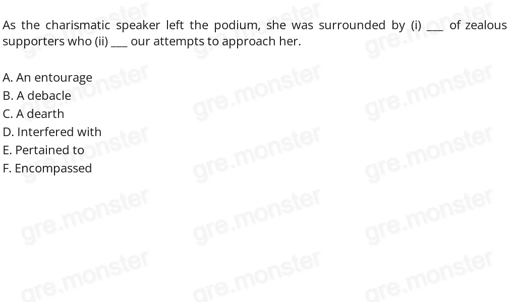 Readers of history often marvel that (i) ___ events were triggered by actions that seemed (ii) ___ at the same time.
