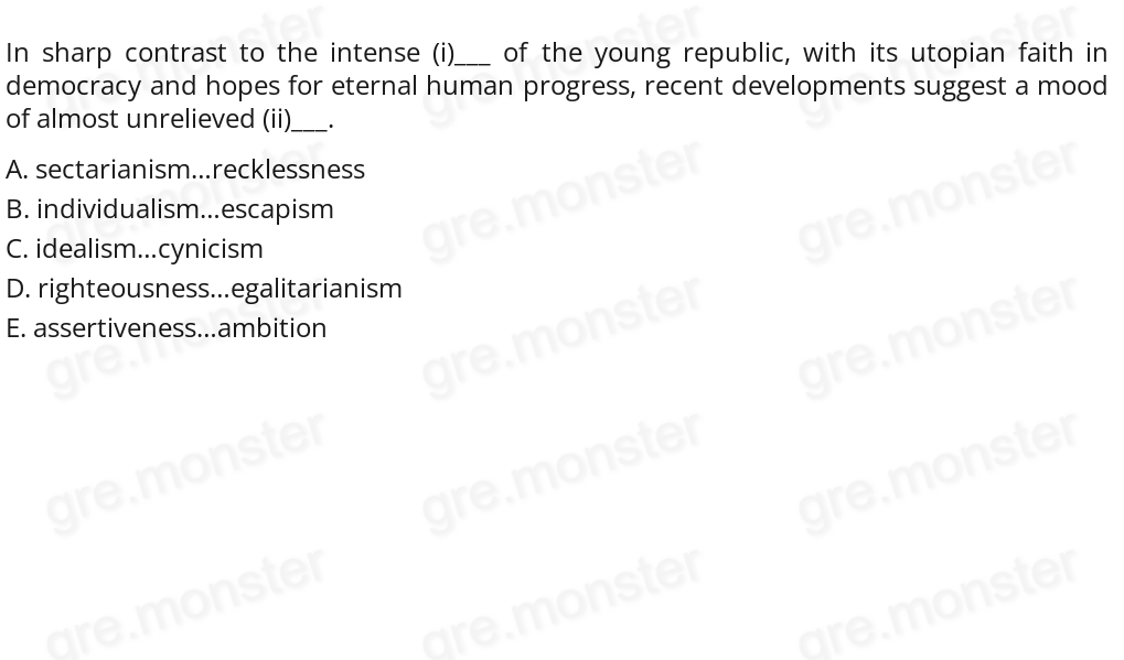 Numerous historical examples illustrate both the overriding influence that scientists’ (i)___ have on their interpretation of data and the consequent (ii)___ of their intellectual objectivity.
