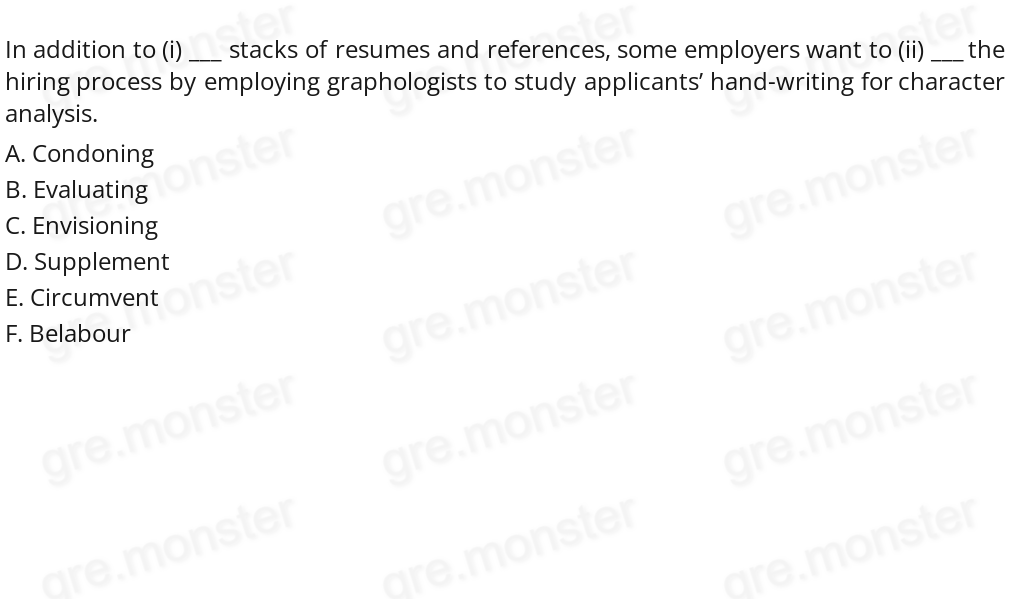 The professor commented to other faculty members that Sheila seemed temperamentally suited to the study of logic, given her (i) ___ for (ii) ___ intricate arguments.
